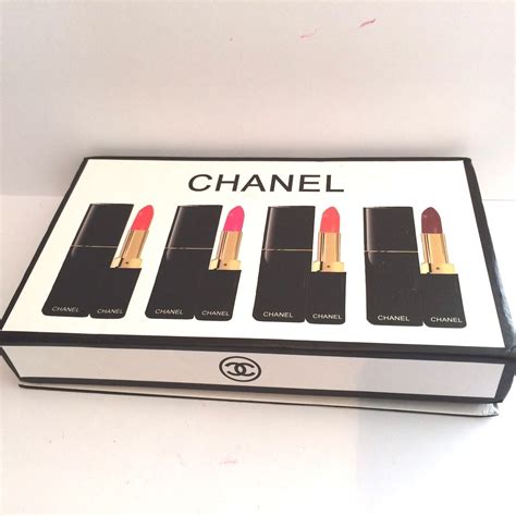 chanel kwasten set|chanel lipstick gift set.